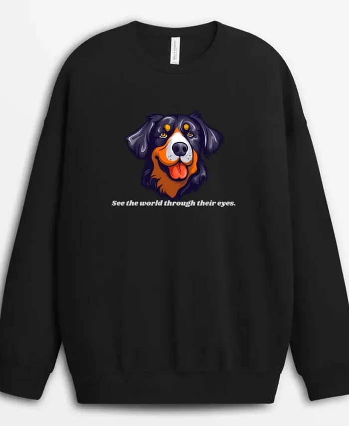 See The World Through Their Eyes Geumbull Sweatshirt - Black