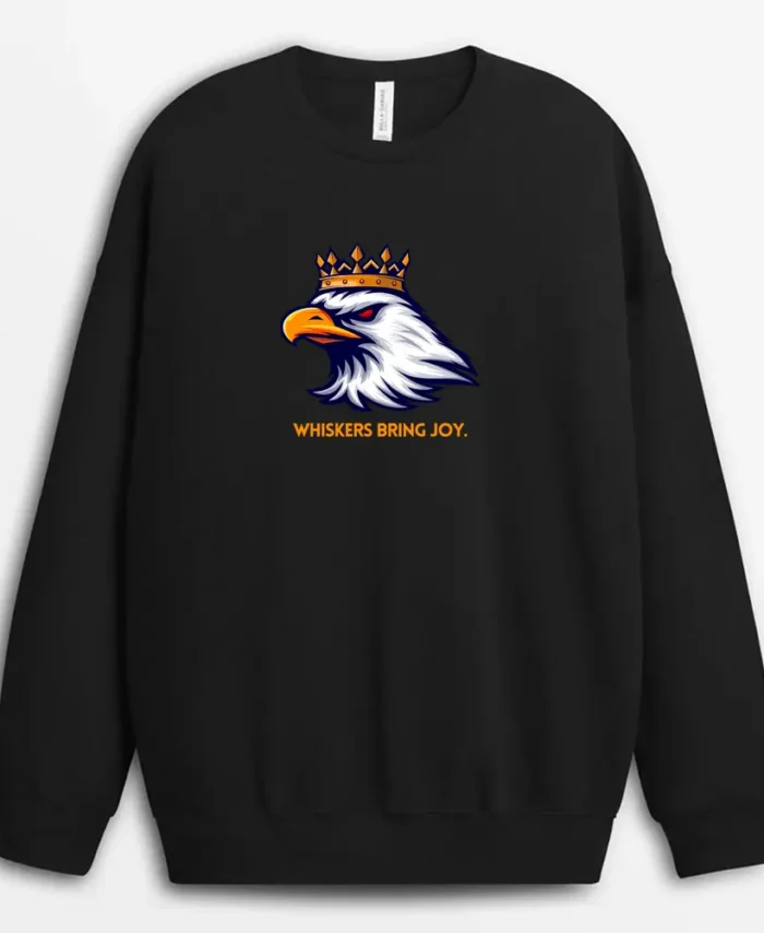 Whiskers Bring Joy Geumbull Sweatshirt - Black