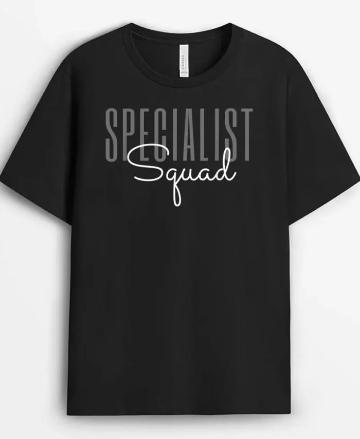 Specialist Squad Special Teacher Squad Special S T-Shirt - Black