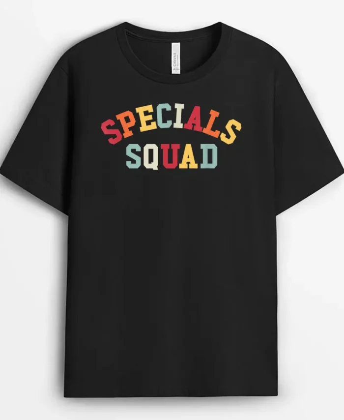 Specials Squad Co-Curricular Teachers Team T-Shirt - Black