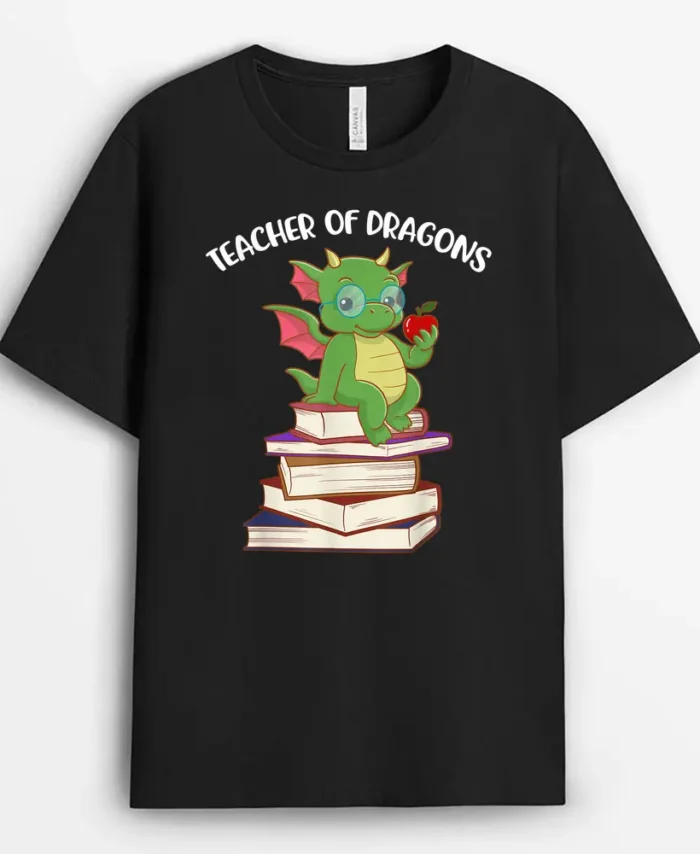 Teacher Of Dragons T-Shirt - Black